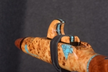 Yellow Cedar Burl Native American Flute, Minor, Mid A-4, #T6G (2)